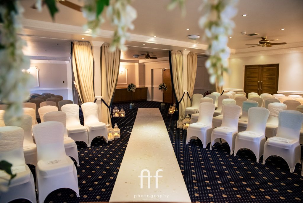 Ceremony room at Waterton Park Hotel