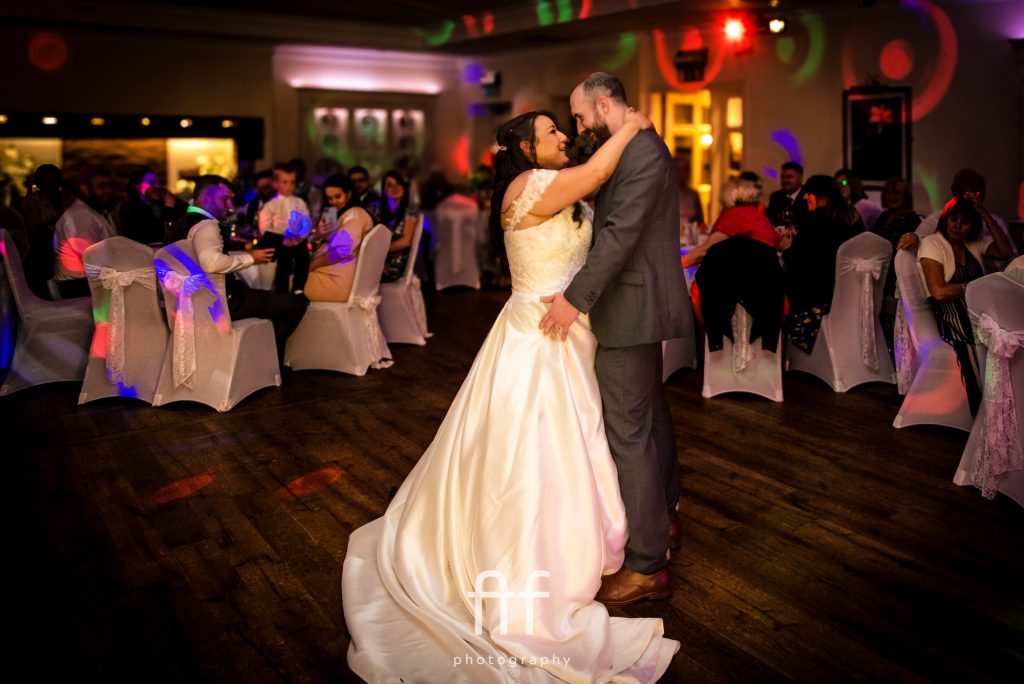 Beautiful first dance at The Barns in Cannock, captured by award winning Staffordshire photographer